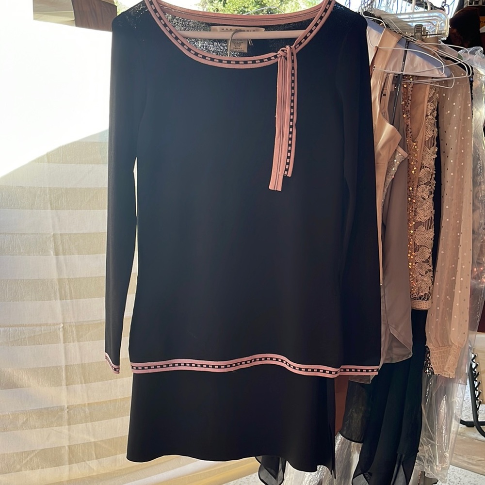 Max Studio Knit Skirt Set Black XS